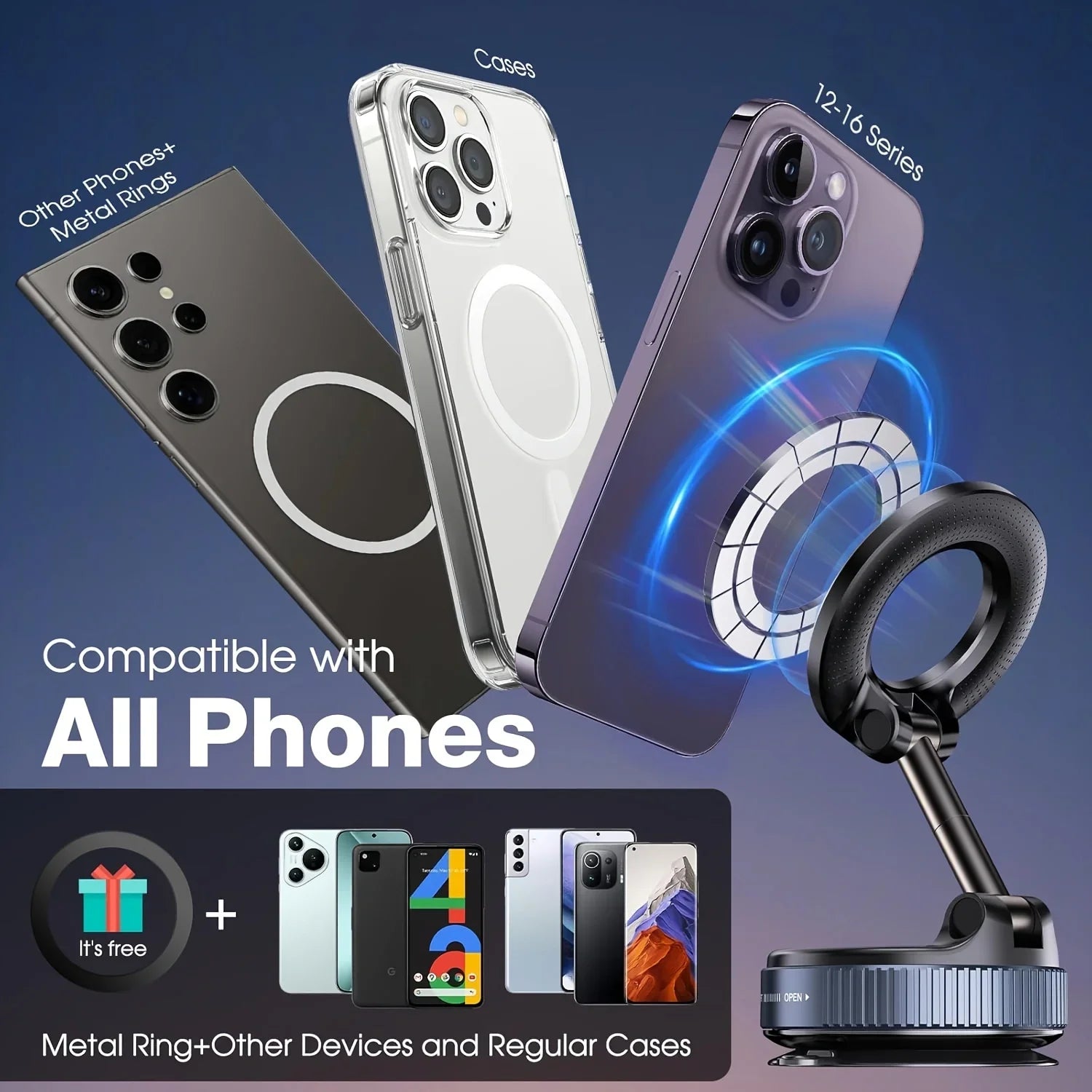 Pocket-Sized Magnetic Phone Mount