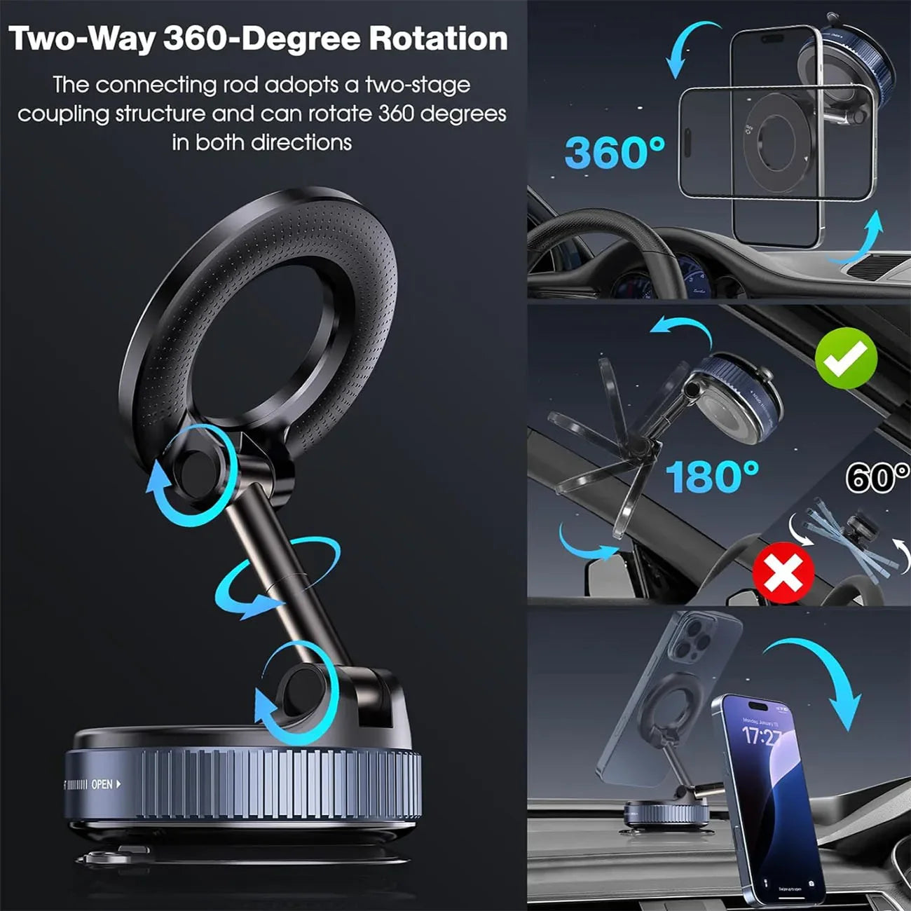 Pocket-Sized Magnetic Phone Mount
