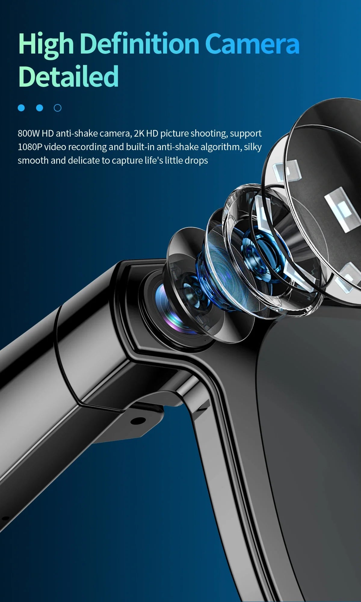 Smart 4K AI Glasses